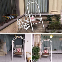 KYTGFH Outdoor Garden,Outdoor Porch SwingCushioned Swing with Pillow,Single Swing Chair,Heavy Duty Hammock Chair,Fun for All Ages