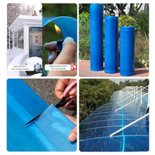 Blue Polycarbonate Roofing Sheet,FRP Lighting Board,DIY Greenhouses Frame Polycarbonate Sheet,For Roof Farming,Gardening, Courtyards,Canopy,Carport Balcony,Conservat(Size:150 cmx1300 cm(4.92x42.6 ft))