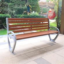 GRFIT Outdoor Bench Outdoor Benches, Patio Benches with Backs, Cast Aluminum Benches, Leisure Chairs for Porch, Garden, Pool and Lawn Garden Bench (Large)
