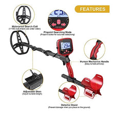 JIQHOHX Underground Metal Detector, L High Sensitivity Treasure Hunter Waterproof Coil Powerful Gold Detectors High Accuracy Lightweight (with GP Pointer A)