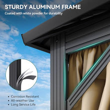 YITAHOME Hardtop Gazebo Aluminum Double Roof Galvanized Iron Steel Top