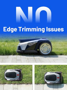 Litheli Robot Lawnmower FYELD 500, Robotic Lawnmower Without Boundary, 2-in-1 Mowing and Edge Trimming, 300+ AI Obstacle Avoidance