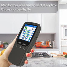 ONMYJFD 9 in 1 Air Quality Monitor Gas Analyzer PM2.5 PM1.0 PM10 HCHO TVOC Detector Dust Meter Tester Temperature and Humidity Sensor