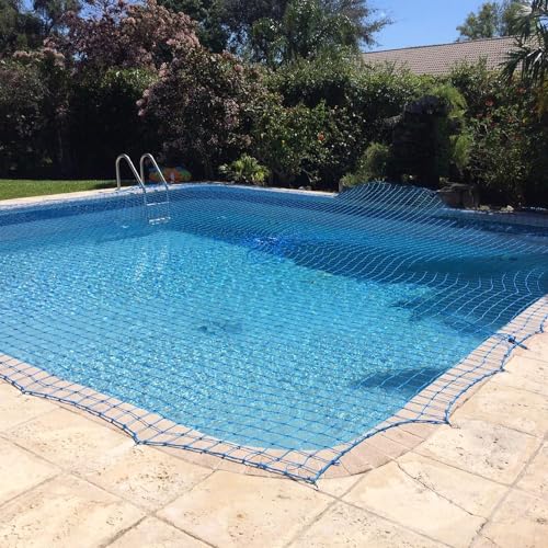 WaterWarden Premium Inground Pool Safety Net Cover 20' x 40' Blue