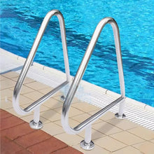 Pool Handrail Swimming, No Drill Pool Handrail, Easy to Install, Stainless Steel Swimming Pool Stair Rail for SPA Inground Pools