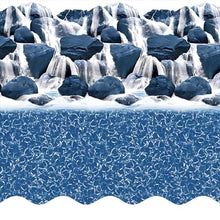 IJOWEEN 18 x 33-Feet Overlap Oval Above Ground Swimming Pool Liner, 25 Gauge Thick