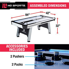 MD Sports Arcade Air Hockey Table White/Black/Gray
