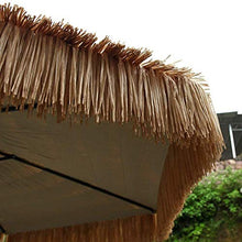USZWBY Outdoor Garden Parasols Outdoor/Patio/Table Straw Umbrella Tropical Patio Thatched Sun Shade Umbrella for Beach Seaside Poolside Without Base