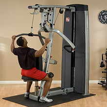 Body-Solid DPLS-F Pro Dual Vertical Press and LAT Machine Grey, Black