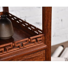 Couch End Table Wooden Chinese Style Living Room Sofa Side Table Wooden Furniture Small Side Table Corner Table Corner Tables for Living Room