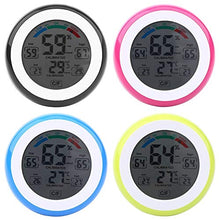 MVUYO Indoor Hygrometer Thermometer, Digital Humidity Monitor, Temperature Humidity Gauge Meter, with Display, ℃ and ℉ Switch, Min and Max Records, for Home, Office, Greenhouse, Babyroom(D)