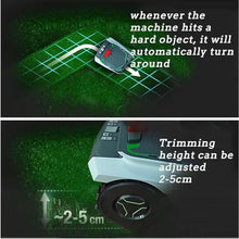 KUYBTU Automatic Intelligence Lawn Mower, App Control Garden Robot Mower, Path Planning, Automatic Charging/Automatic Obstacle Avoidance, for Lawns/Gardens of 1500㎡,Grey-Black