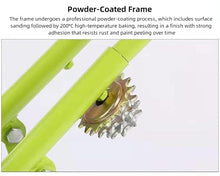 Acdesino Manual Push Seed Planter with Adjustable Multi-Row Spacing, Hand-Push Precision Seeder for Vegetables, Rust-Resistant Powder-Coated Frame with Durable PC Hopper (4-Row Model)