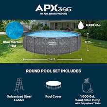 Bestway APX 365 18' x 52" Above Ground Pool Set with Sand Filter Pump
