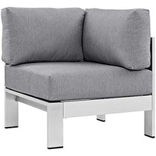 Ergode Shore Outdoor Patio Collection | Comfortable & Durable Aluminum Sectional Sofa Set | Armchair, Coffee Table, Corner Sofa, Loveseats, Armless Chairs
