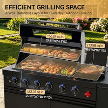 Chery Industrial 65-Inch 4-Burner 72000 BTU Propane Grill Island