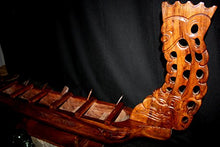 Tikimaster Waka Warrior Canoe 48 Inch Natural Monkeypod Replica