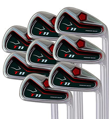 Pacific Golf Clubs T11 Power Back Tall Iron Set 4-SW Right Hand Regular R Flex Steel Shafts Black
