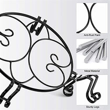 Metal Plant Stand-Heavy-Duty Round Planter Stand Large Indoor And Outdoor