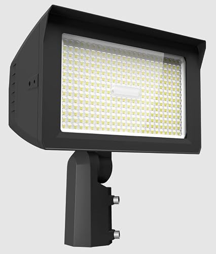 RAB Lighting RAB X22-150 4-Way Adjustable Dusk to Dawn LED Flood Light, 3000K/4000K/5000K CCT, 75W/100W/125W/150W, 55/75/90 Beam Adjustable, 0-10V Dim, 120-277V, Slipfitter Mount/Trunnion Kit Included
