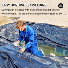 CYHTYM DIY Pond Liner Thickness 0.2mm/8 Mil, Length 16.4-318FT, for Fish Landscaping, Garden Pool, Water Feature Streams Fountains(8x97m/26.2x318FT)