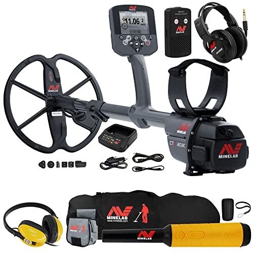 Minelab CTX 3030 Metal Detector Bundle w/Pro Find 35, Waterproof Headphones and More (5 Items) 5