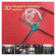 3d hologram fan 3D Holographic Fan Projector Advertising Display Lights 3D Hologram Advertising Lights Decorative Commercial Promotional Lights ( Wattage : 52cm )