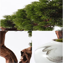 YXIANG56Q Fake Plants Artificial Bonsai Tree, Fake Plants in Ceramic Pot, Faux Potted Plant for Home Desktop Zen Garden Living Room Decor, Height 22.44 Inches Bonsai Tree