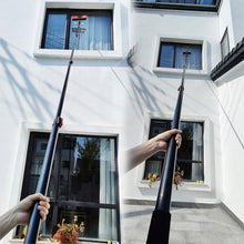 Eastnmythet High Altitude Window Cleaning Telescopic Brush, Water Fed Poles Kit with Scraper, Solar Panel Cleaning Brush, 12-36ft,9m/30ft