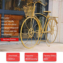 OJKJGYTF Tricycle Plant Stand Flower Pot Cart Holder Ideal for Home, Garden, Patio Great Gift for Plant Lovers, Housewarming, Mother's Day