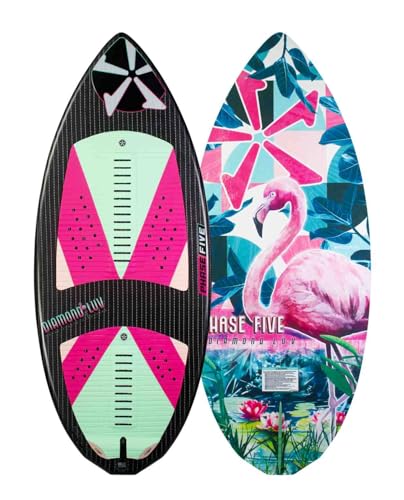 PHASE FIVE Wakesurf Board Diamond LUV 51" Black / Pink