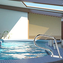 Pool Handrails Swimming Pool Safety Hand Rail, Stair Pool Hand Rail Rated 250Lbs Load Capacity, Pool Handrail with Blue Grip Cover, Screws/32 * 39 inch ()