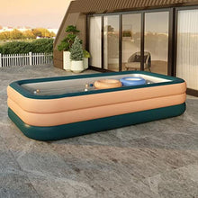 Inflatable Swimming Pool, Blow Up Pools for Kids & Adults Family Outdoor Garden Backyard Ideal for Outdoor, Garden, Backyard and Summer Water Parties (Color : /Green B, Size : 3m)
