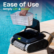 BWT ES800 Corded Pool Robot - Automatic Robotic Pool Cleaner with App Control, 4000 GPH Suction, Smart Gyroscopic Navigation, Wall & Waterline Scrubbing for Pools up to 49 Ft