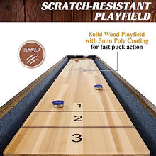 Barrington Billiards Coventry Shuffleboard Table Gray/Light Wood Grain/Dark Wood Grain