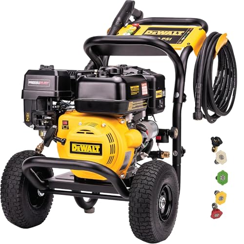 DeWalt PressuReady 3400 PSI Gas Pressure Washer, 2.5 GPM, 25-ft Hose