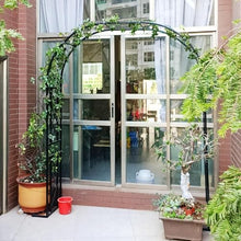 GFSGHZZ Metal Garden Arch Trellis for Climbing Plants - Sturdy Tubular E 220X230X40Cm - T for Backyardlnpatiocourardweddings,Green-340X230X40Cm