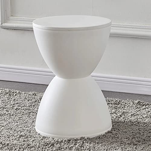 NRFJFOP Plastic Stool Side Table Design Hourglass Bedside Fashionable Changing Shoes Round pier Home Furniture