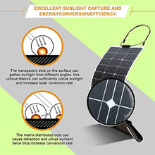 ISOLEI Portable Solar Chargers Flexible Solar Panels Kit,Monocrystalline Solar Panel Ultralight Ultra Thin Waterproof for Motorhomes, Campers, Boats