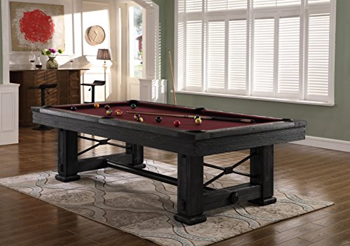 Playcraft Rio Grande 8’ Slate Pool Table Weathered Raven