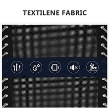 JIOLLGBBM Black Folding Zero Gravity Lounge Chair Recliner Textilene Fabric Comfortable and Breathable for Patio Garden Beach Pool Support 150kg