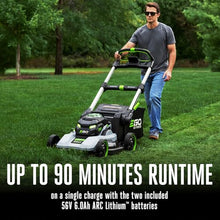 EGO POWER+ Electric Lawn Mower, Self-Propelled Cordless with 22" Super Composite Deck, Includes (2) 56V 6.0Ah Batteries and 560W Charger - LM2244SP-2
