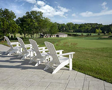 POLYWOOD® Nautical Curveback Adirondack Chair in Aruba