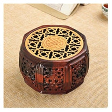 WOAITIANTIAN Vase Stand Miniature Hollow Out Wood Pedestal Vase Potted Base Display Stand(Large)