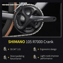 SAVADECK Carbon Road Bike T800 700C 105 R7000 22 Speed Grey
