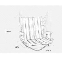 AFPSDLFJDLS Hammock Chair, Hanging Rope Swing Seat for Yard, Bedroom, Patio, Porch, Indoor, Outdoor Lightweight and Easily Portable