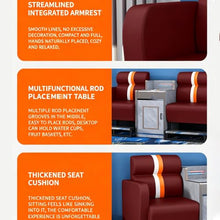 RFBXZPTADNU 3-Seater Pool Hall Viewing Sofa, Commercial Billiard Spectator Chair with Scoreboard Stand(A,8)