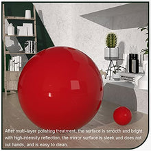 mirror finish garden ball,gazing balls, Stainless Steel Hollow Ball,Seamless Mirror Polished Ball Mirror Ball,for Home Garden Ornament Decoration Party(Red (Color : Red) ( Color : Red , Size : 380mm