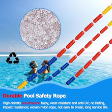 Pool Divider for Shallow And Deep End, 3 10 20 26 33 Ft Long Floating Pool Safety Rope/ Large Buoy Kits with Hooks for Swimming Pools Divider, Easy to Install ( Color : Width 9cm (3.5inch) , Size : 5m