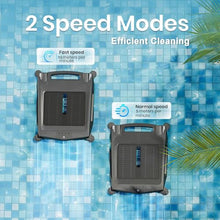 Pool Cleaner, Solar Powered Robotic Pool Skimmer with Dual Charging Option, 24 Hours Continuous Cleaning, Automatic Robotic Pool Cleaner for Pools